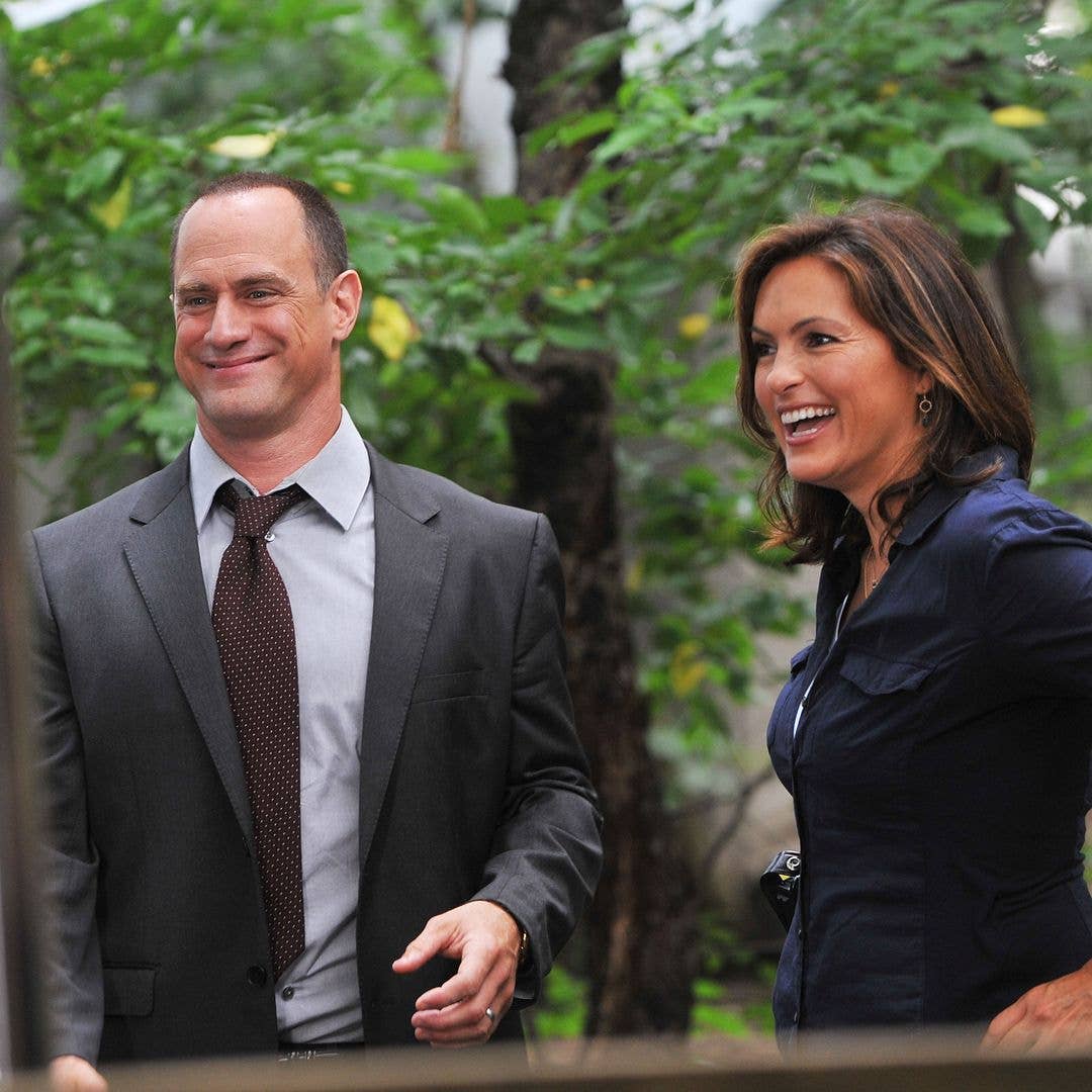 Law and Order stars Mariska Hargitay and Christopher Meloni share sweet moment in rare red carpet appearance