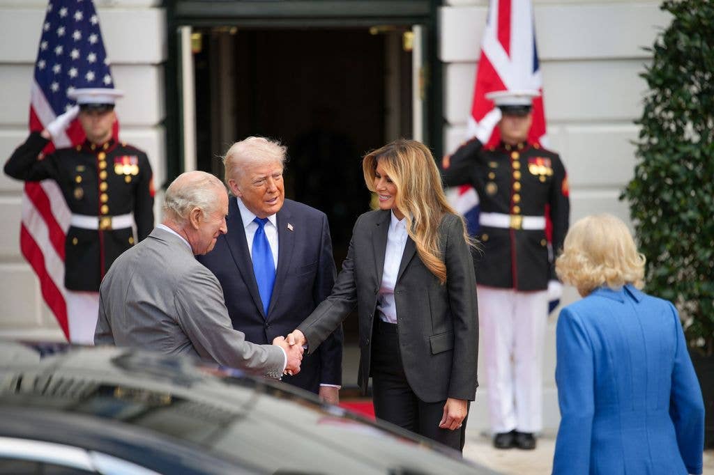 They exchanged handshakes