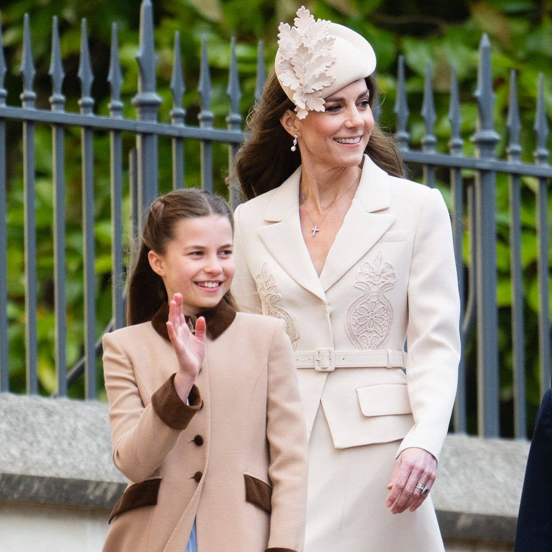 Princess Kate and Princess Charlotte spotted holding hands in rare public display of affection