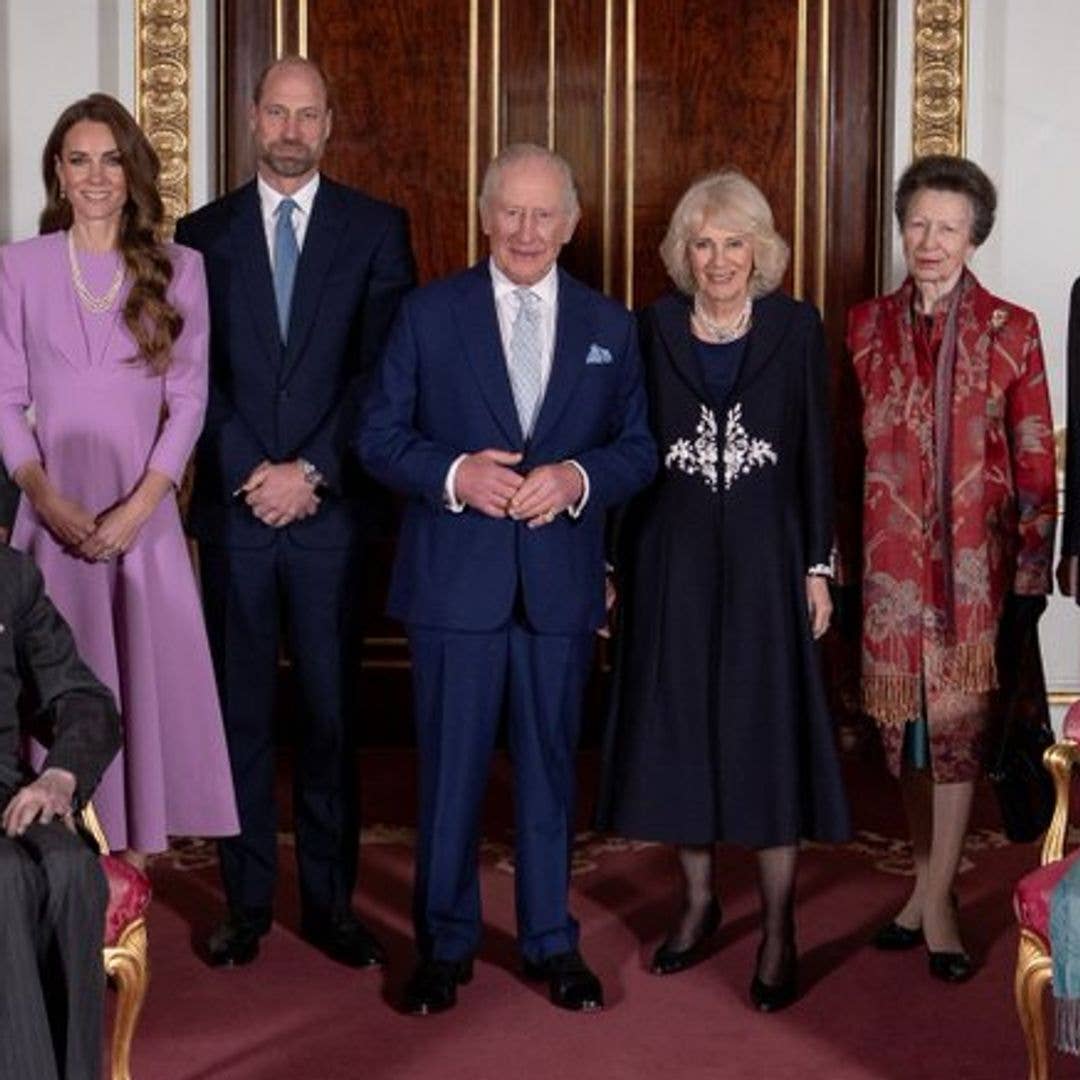 King Charles and Queen Camilla pose for new family photo to mark late Queen Elizabeth's 100th birthday