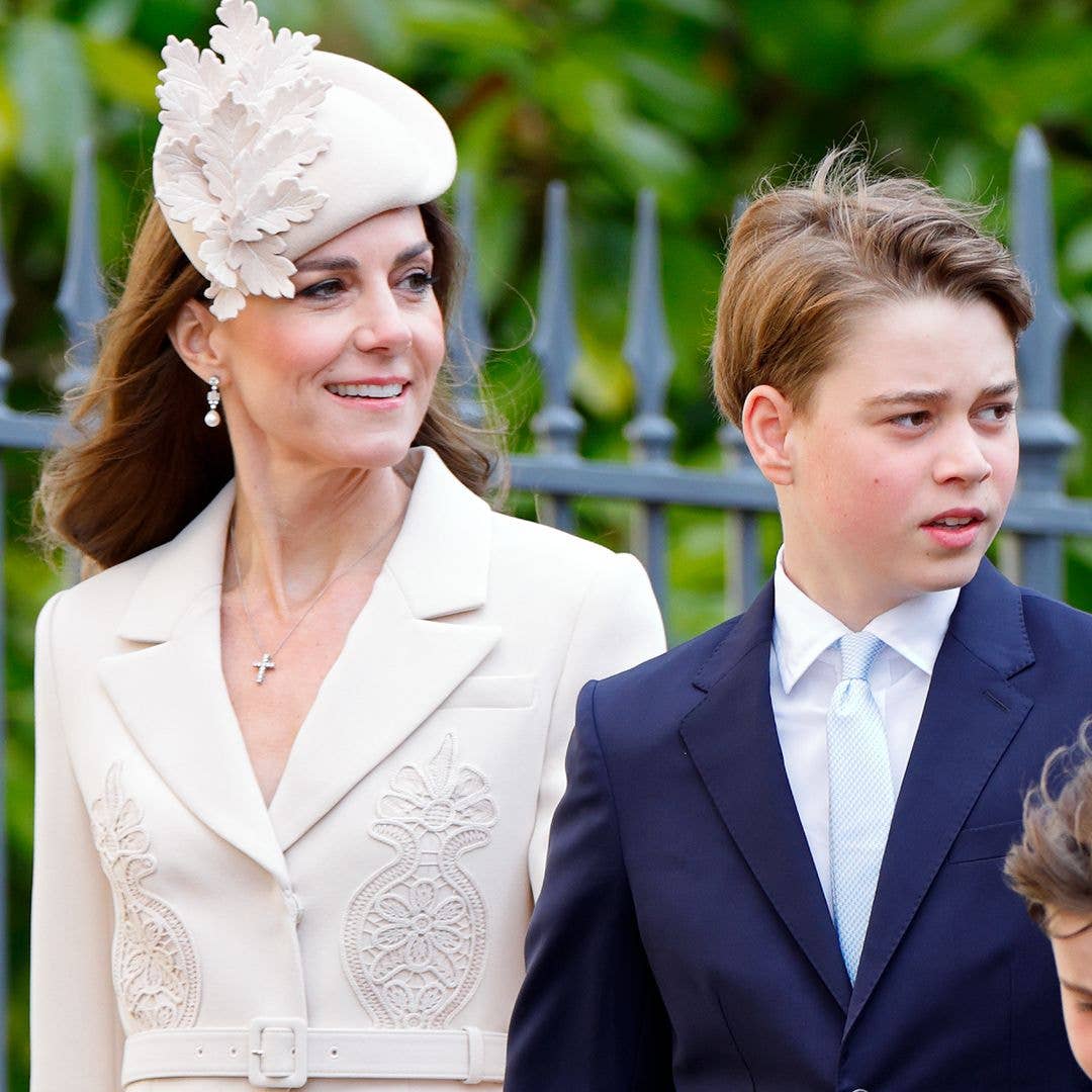 Prince George, 12, grows nearly as tall as Princess Kate - even when she's in heels