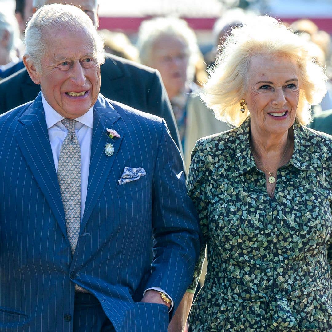 King Charles and Queen Camilla's very rare PDA moment caught on camera on 21st anniversary