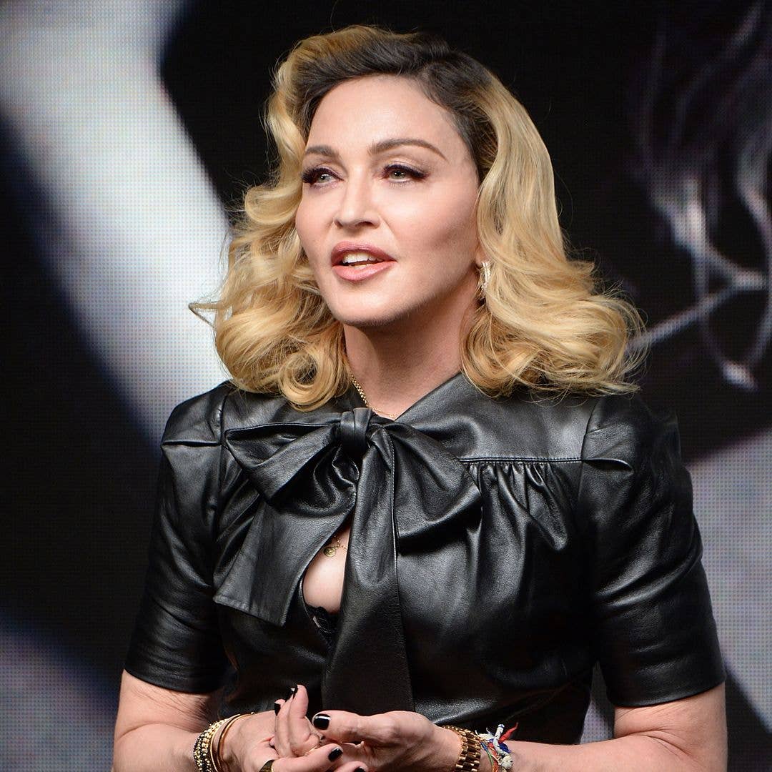 Madonna combines fur and lace for the ultimate sultry combo in Venice