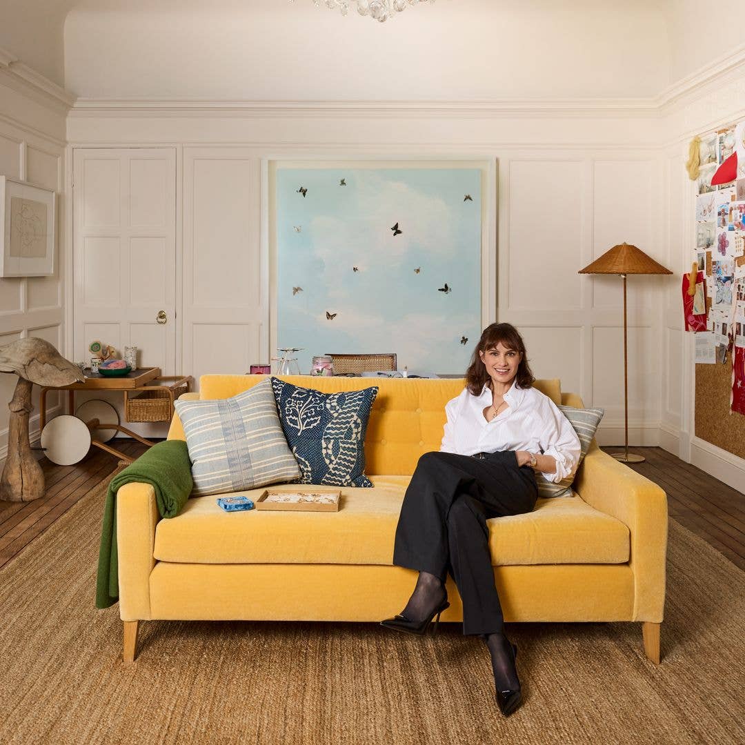 Inside Loquet London founder Sheherazade Goldsmith’s playful Cotswolds studio