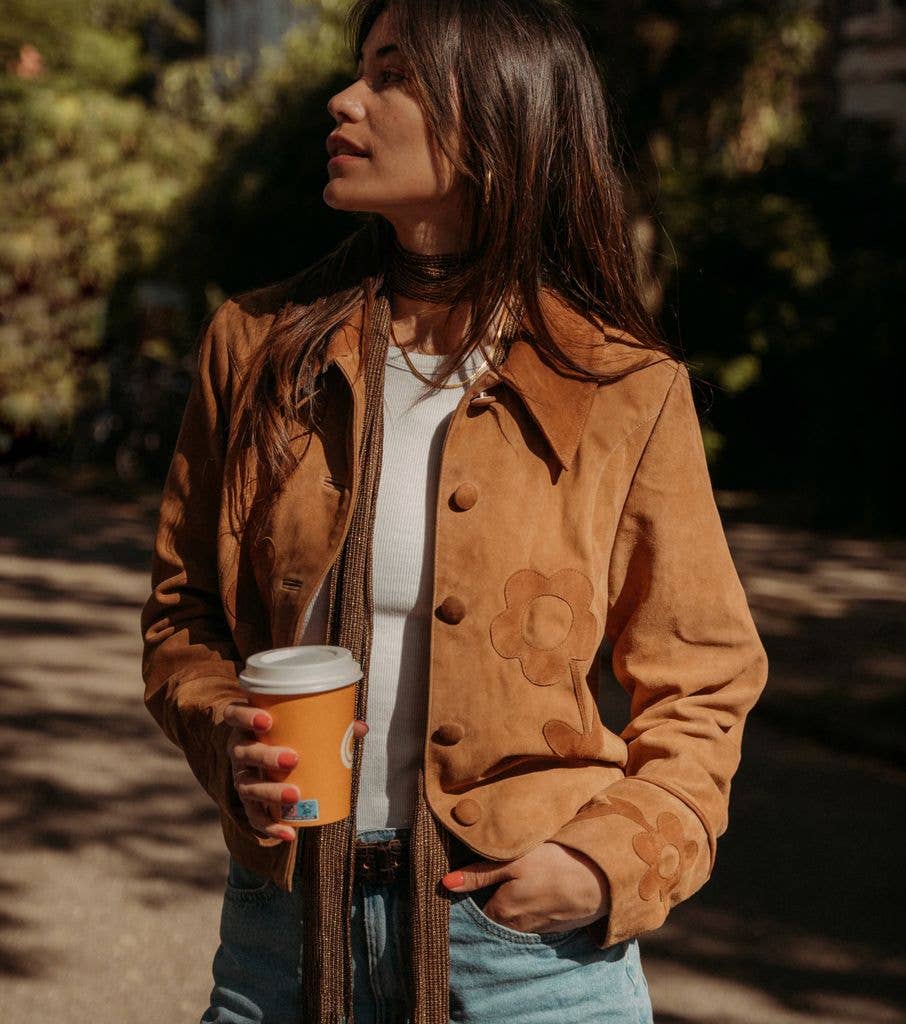 Rixo 'Dionne' Suede Jacket
