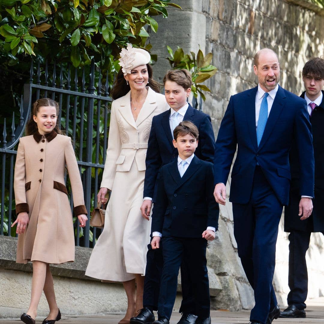 The Prince and Princess of Wales lead royals at Easter Sunday service at St. George's Chapel