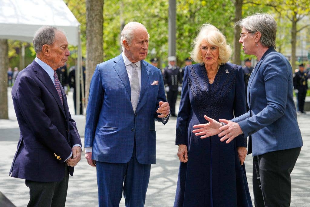 King Charles visits the 9/11 Memorial in New York
