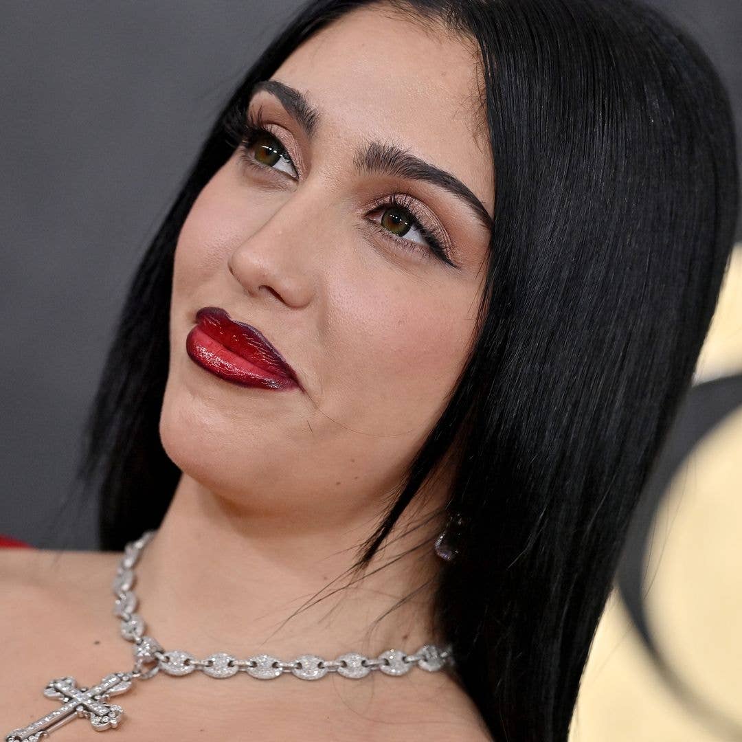 Madonna's daughter Lourdes Leon flashes thigh tattoo in daring split dress