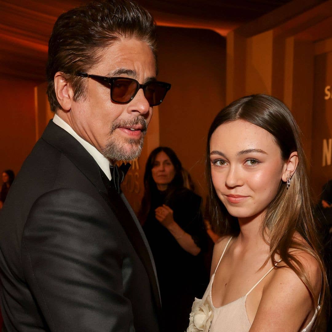 Benicio del Toro's rarely-seen daughter, 14, joins her dad for red carpet debut