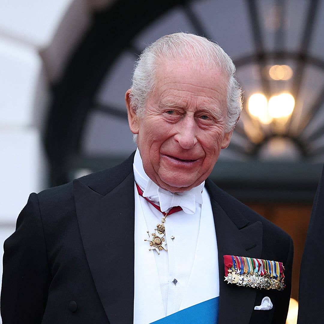 The moment Donald Trump greeted King Charles with 'power move' 10-second handshake