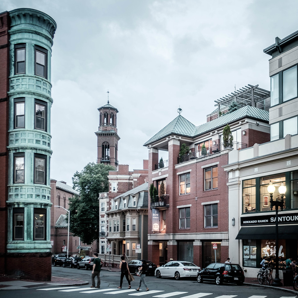 photo of the buildings in Cambridge, MA by L. Brent Gilmore