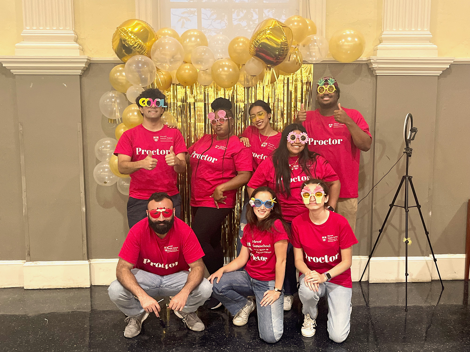 Group of Harvard Summer School proctors.
